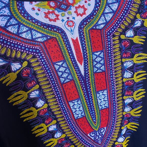 Emma G Black Aztec Print Tunic Medium - Picture 8 of 10